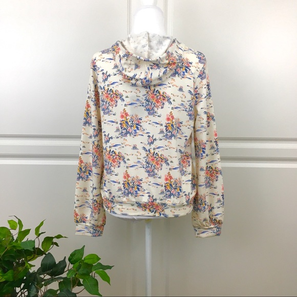 Bobeau Tassel Tie Pullover Hoodie - Picture 2 of 5